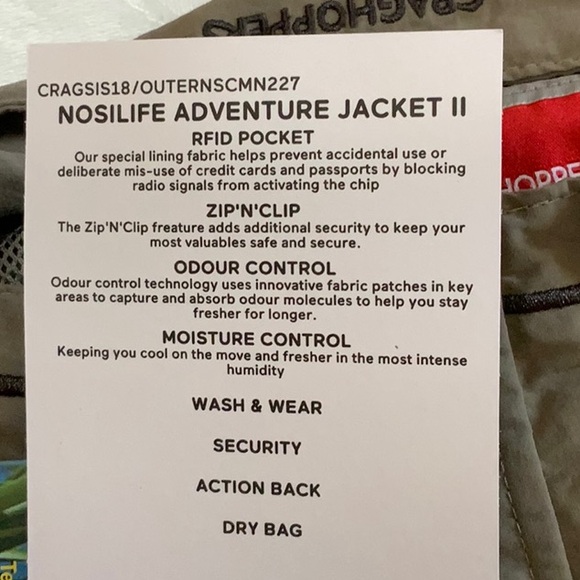 Craghoppers NOSILIFE ADVENTURE JACKET - Pebble - Picture 10 of 16
